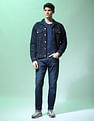 Flying Machine Slash Slim Tapered Mid Rise Jeans