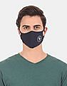 U.S. Polo Assn. Unisex Adults Navy Triple Layer Anti Bacterial Reusable Outdoor Face Masks - Pack Of 3
