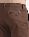 Flying Machine Slash Slim Tapered Solid Trousers