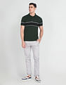 Arrow Sports Colour Block Cotton Polo Shirt
