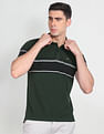 Arrow Sports Colour Block Cotton Polo Shirt