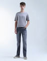 Flying Machine Freddie Slim Straight Fit Stone Washed Jeans