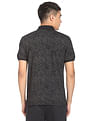 Flying Machine All Over Floral Print Cotton Polo Shirt