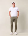 U.S. Polo Assn. Austin Slim Fit Solid Trousers