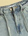 Flying Machine Women K-Street X Baggy Balloon Fit Belt Tie Up Jeans