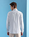 Arrow Vertical Striped Manhattan Slim Fit Velocity Shirt
