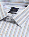 Arrow Vertical Striped Manhattan Slim Fit Velocity Shirt