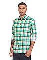 U.S. Polo Assn. Spread Collar Check Casual Shirt