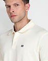 Arrow Sports Patterned Mercerised Cotton Polo Shirt