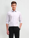 Arrow Newyork Slim Fit Jaquard Shirt