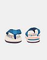 U.S. Polo Assn. Men V-Strap Striped Leon Flip Flops