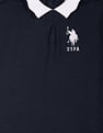 U.S. Polo Assn. Kids Cap Sleeve Solid Polo Dress