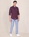 U.S. Polo Assn. Cross Dyed Linen Solid Shirt