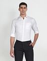 Arrow Self Design Regular Fit Shirt