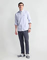 Arrow Sport Vertical Stripe Manhattan Slim Shirt