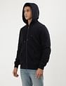 Tommy Hilfiger Flag Logo Zip Through Hooded Sweatshirt