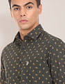 U.S. Polo Assn. Spread Collar Printed Casual Shirt