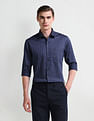 Arrow Geometric Print Satin Shirt