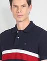 Arrow Sports Compact Cotton Horizontal Stripe Polo Shirt