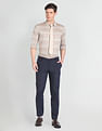 Arrow Newyork Patterned Weave Slim Fit Shirt