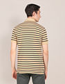 U.S. Polo Assn. Ribbed Collar Striped Polo Shirt