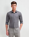 Arrow Slim Fit Solid Pattern Shirt