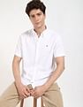 Tommy Hilfiger Solid Regular-Fit Linen Shirt