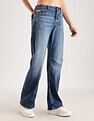 Calvin Klein Mid-Wash Relaxed-Fit High Rise Jeans