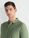 Arrow Sports Textured Logo Polo Shirt