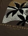 Flying Machine Street Vibe Tropical Back Printed Oversized T-shirt