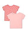 U.S. Polo Assn. Kids Girls Short Sleeve Cotton T-Shirt - Pack Of 2