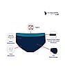 USPA Innerwear Boys Solid Cotton Spandex IKBA Briefs - Pack Of 3