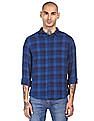 Flying Machine Button-Down Collar Check Shirt