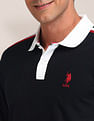 U.S. Polo Assn. Solid Pattern Slim Fit Polo Shirt