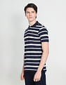 Arrow Sports Horizontal Striped Polo Shirt