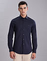 Tommy Hilfiger Solid Slim Fit Plain Woven Shirt