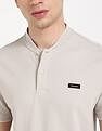 Calvin Klein Jeans Solid Slim-Fit Cotton Polo T-Shirt