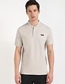 Calvin Klein Jeans Solid Slim-Fit Cotton Polo T-Shirt