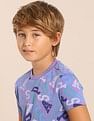 U.S. Polo Assn. Kids Boys Brand Printed Regular Fit T-Shirt