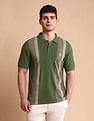 U.S. Polo Assn. Colourblocked Slim Fit Polo Shirt
