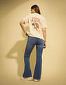 Flying Machine Women K-Street X Extreme Flare Fit Tinted Jeans