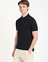 Tommy Hilfiger Solid Regular-Fit Cotton Polo Shirt
