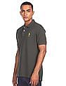 U.S. Polo Assn. Ribbed Collar Solid Polo Shirt