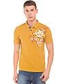 U.S. Polo Assn. Denim Co. Printed Front Muscle Fit Polo Shirt