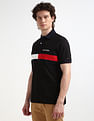 Tommy Hilfiger Striped Cotton Polo Shirt