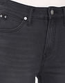 Calvin Klein Women Black Mid Rise Skinny Fit Jeans