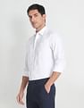 Arrow Newyork Self Design Satin Formal Shirt