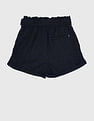 Tommy Hilfiger Kids Girls Solid Regular-Fit Linen Shorts
