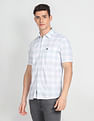 Arrow Sports Graph Check Manhattan Slim Fit Shirt