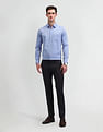 Arrow Textured Manhattan Slim Fit Shirt